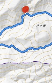 【登山】赤岳鉱泉からの下山途中の北沢で熊出没？カモシカ？